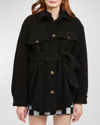 En Saison Elia Shacket Jacket In Black