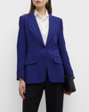 EMPORIO ARMANI NOTCHED-COLLAR SINGLE-BUTTON BLAZER