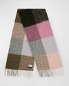 HOLZWEILER IBISCO CHECK FRINGE SCARF