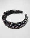 LELE SADOUGHI CRYSTAL MESH ALICE HEADBAND