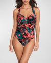 Magicsuit Nico One-piece Swimsuit In Black Multi