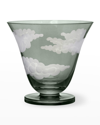 Jonathan Hansen In The Clouds Stemless Wine Glass In Grey
