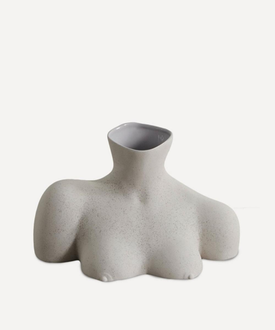 Anissa Kermiche Breast Friend Vase In Speckled Grey