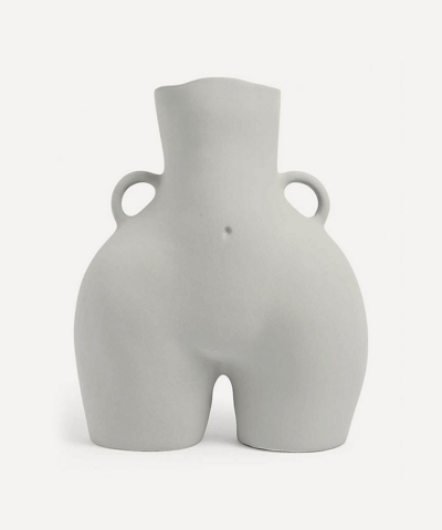 Anissa Kermiche Love Handles Vase In Light Grey