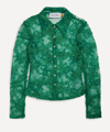 House Of Sunny Barbed Wire Applique Shirt In Perfect Green