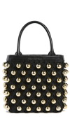 Jonathan Simkhai Dion Mini Studded Tote In Black