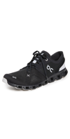 ON CLOUD X 3 SNEAKERS BLACK