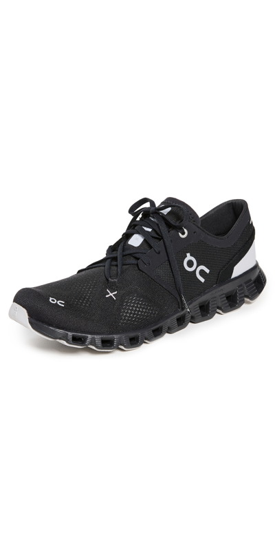 On Cloud X 3 Sneaker In Black