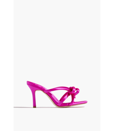 Loeffler Randall Margi Bow Heel Sandal In Fuchsia In Pink