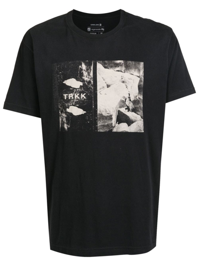 Osklen Graphic-print Short-sleeve T-shirt In Black