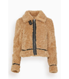 Stand Studio Audrey Faux-shearling Jacket In Brown