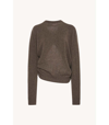 The Row Laris Cashmere Sweater In Brown