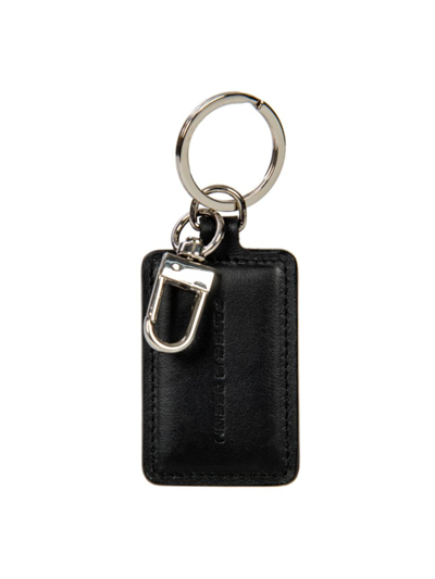 Porsche Design Men's Leather Keyring Square In Black