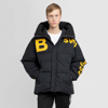 Burberry Horseferry Print Hooded Down Puffer Jacket In Black