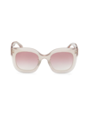 Isabel Marant Women's 52mm Sqaure Sunglasses In Blush Pink