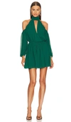 Michael Costello X Revolve Jill Mini Dress In Emerald