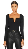 Susana Monaco Square Wire Top In Black