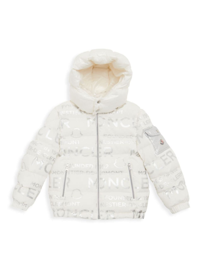 Moncler Kid's Orans Puffer Jacket In White