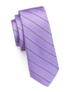 Saks Fifth Avenue Men's Collection Vertical Stripe Tie In Purple Rose