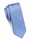 Saks Fifth Avenue Men's Collection Vertical Stripe Tie In Quiet Tide
