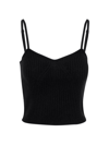 Splendid Women's Wool-blend Bustier Tank In Black