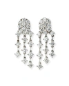 ANDREOLI THREE-STRAND DIAMOND CHANDELIER EARRINGS IN 18K WHITE GOLD,PROD198110192