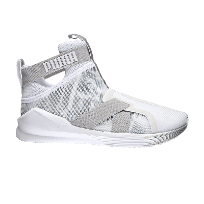 Pre-owned Puma Wmns Fierce Strap Swan In White