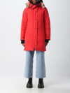 Canada Goose Jacket  Woman Color Red