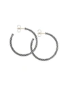 LAGOS THIN CAVIAR HOOP EARRINGS,PROD179050041