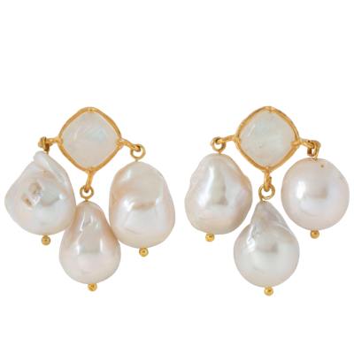Christie Nicolaides Ludovica Earrings White