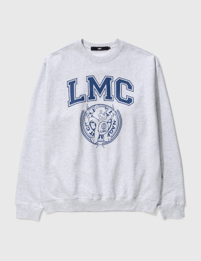 Lmc College Bear Sweatshirt In Grey