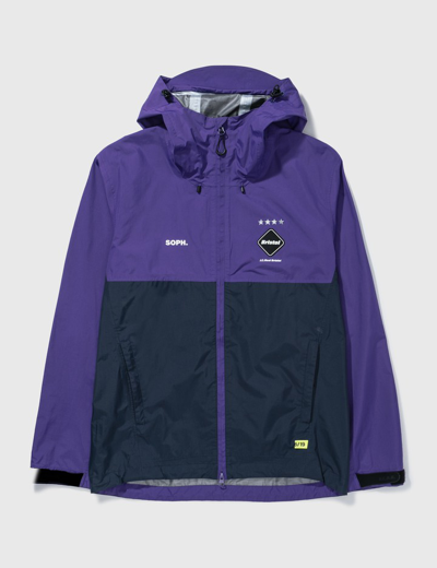 Sophnet. F.c. Real Bristol Rain Jacket In Purple