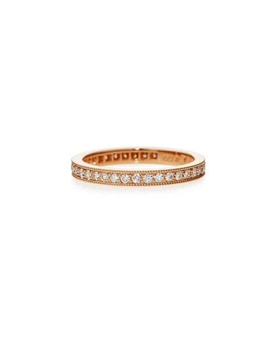 American Jewelery Designs Channel-set Diamond Eternity Band Ring In 18k Rose Gold