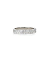 AMERICAN JEWELERY DESIGNS TWO-ROW DIAMOND ETERNITY BAND RING IN 18K WHITE GOLD, 0.90 TDCW,PROD197730318