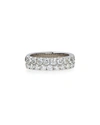 AMERICAN JEWELERY DESIGNS TWO-ROW DIAMOND ETERNITY BAND RING IN 18K WHITE GOLD, 1.98 TDCW,PROD197730328
