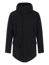 Woolrich Down Jacket In Black