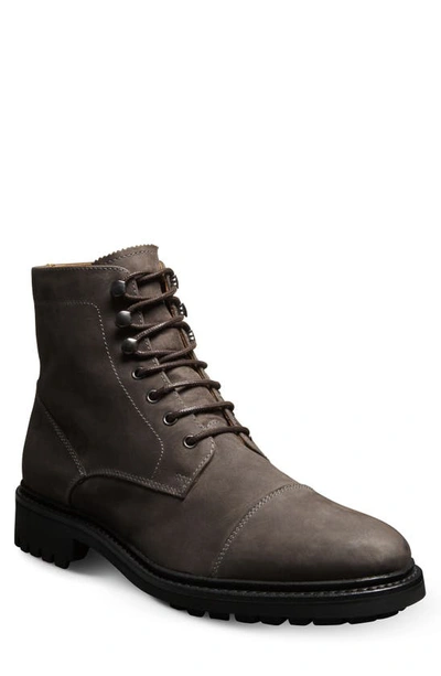 Allen Edmonds Briggs Leather Lug Boot In Grey