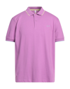 Sun 68 Polo Shirts In Purple