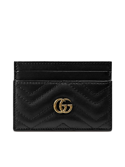 Gucci Marmont Cardholder In Black