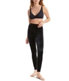Bare Velvet High-waist Leggings In Black