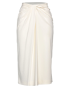 Valentino Long Skirts In Ivory