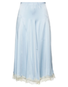 Semicouture Midi Skirts In Sky Blue