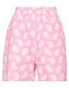 Msgm Woman Shorts & Bermuda Shorts Pink Size 6 Cotton