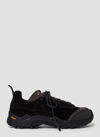 Our Legacy Black Suede Leather Sneakers With Vibram Sole In Black