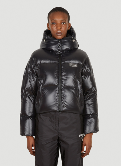 Duvetica Black Down Jacket In Nero