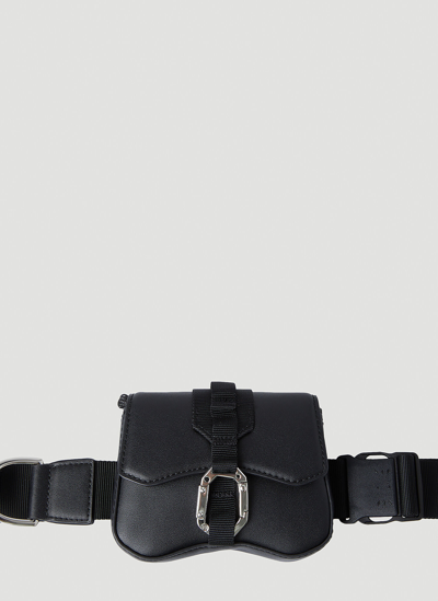 Mcq By Alexander Mcqueen Icon Zero Bpm Clip Belt Bag In Black