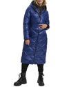Noize Amiyah Belted Diamond Quilt Longline Jacket In Nocolor