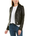 LAMARQUE MOTO QUILTED LEATHER JACKET