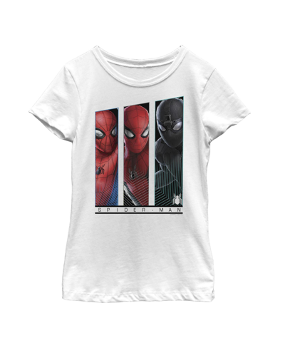 Marvel Kids' Girl's  Spider-man: Far From Home Suit Panel Child T-shirt In White