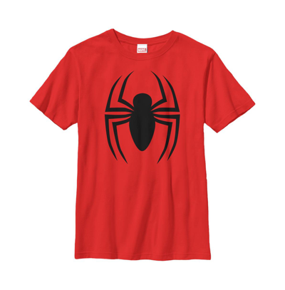 Marvel Kids' Boy's  Spider-man Logo Child T-shirt In Red